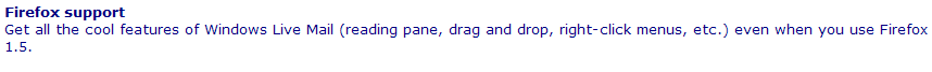 Windows Live on Firefox